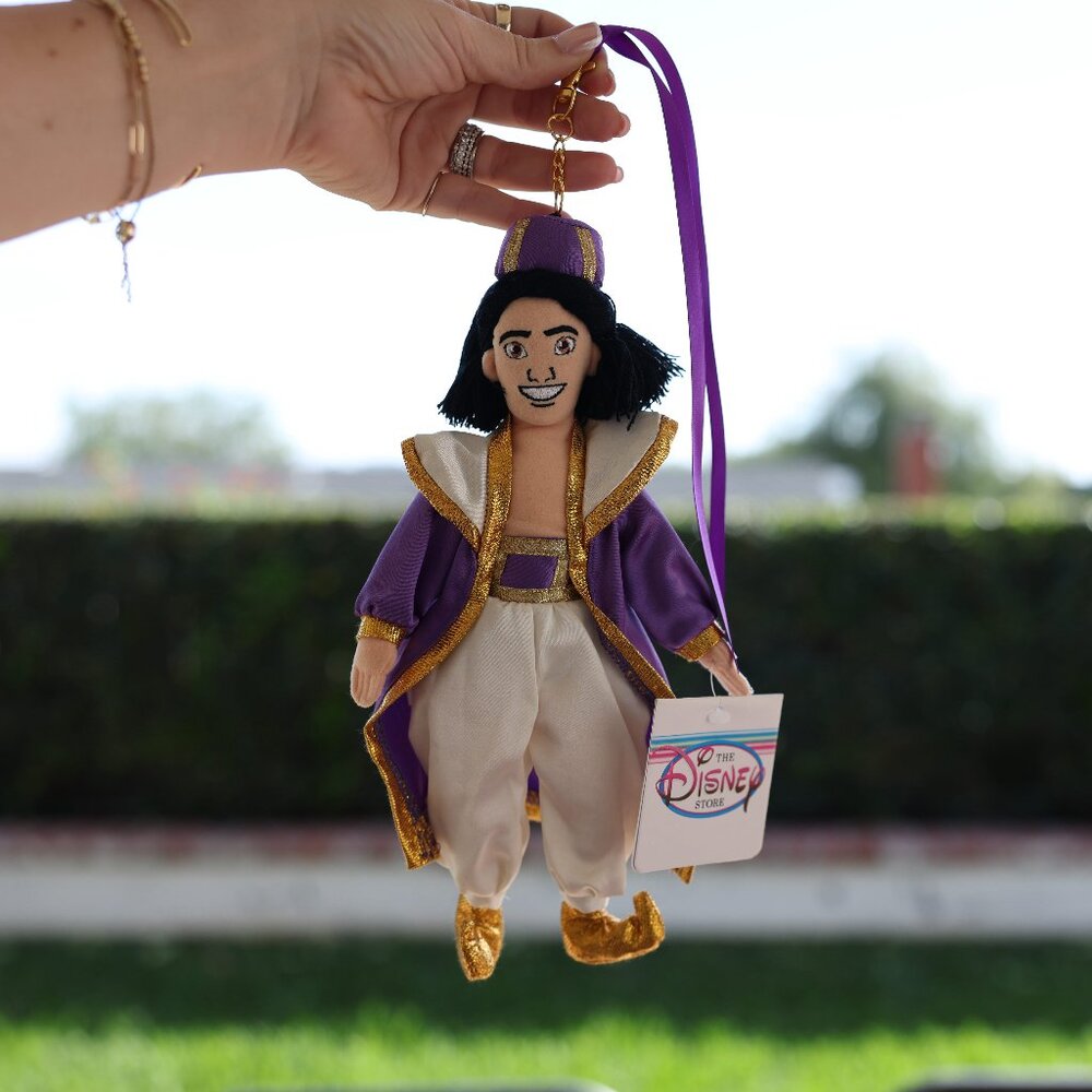 One-of-a-Kind Vintage Disney Plush Bag Charm | 90’s Bean Bag Toy | ALADDIN